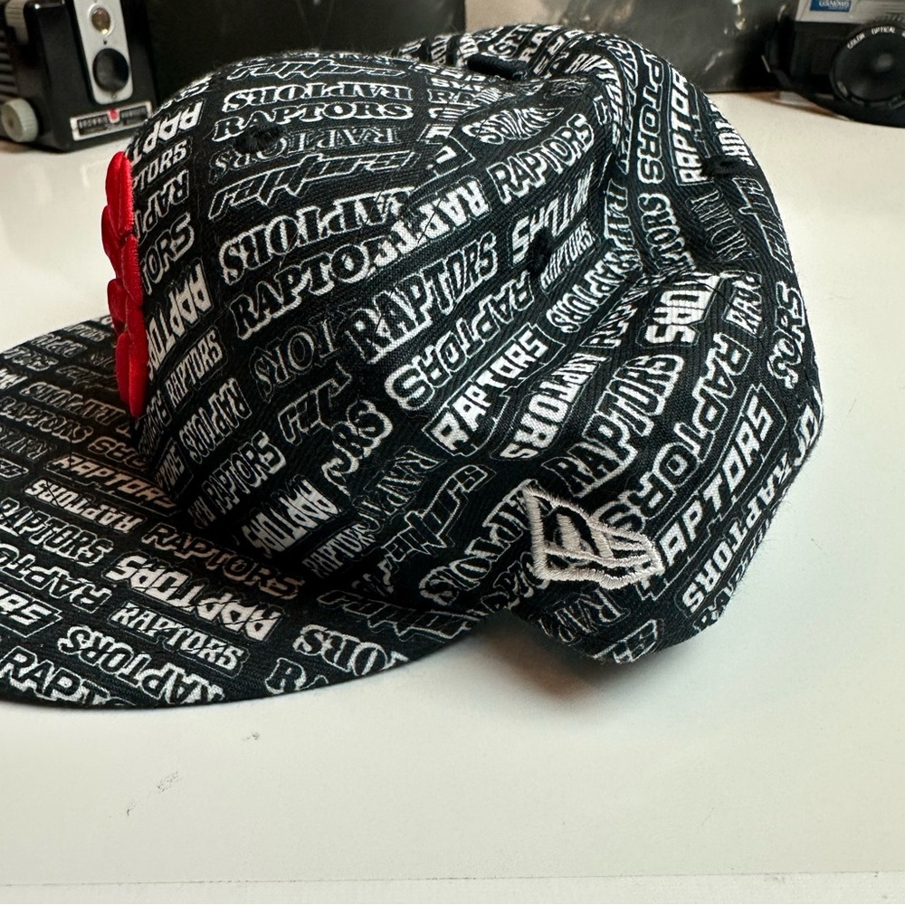 Y2K Toronto Raptors New Era Snapback Hat | All Over Print NBA Cap - Picture 5 of 6